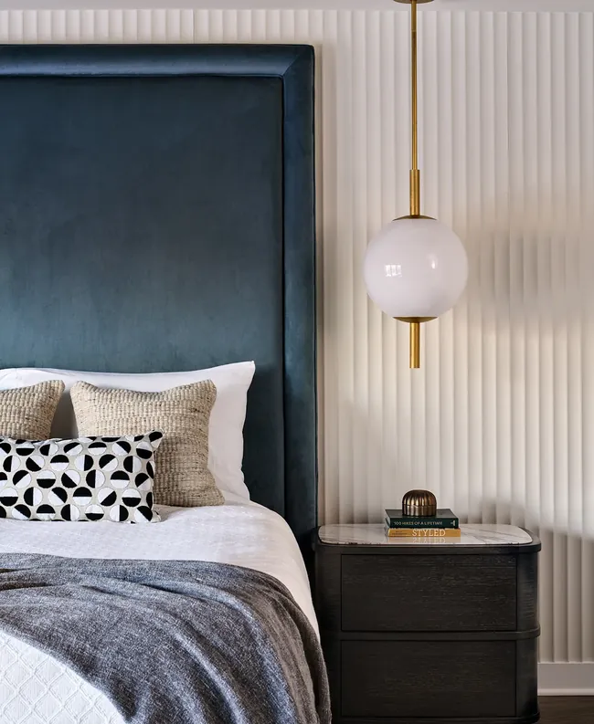 chicago bedroom custom millwork Bedroom with custom millwork in chicago